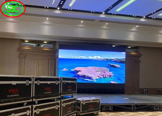 Giá tốt Tỷ lệ làm mới cao Bức tranh nền phòng họp Mô-đun từ lớn P2 màn hình LED Video Wall Trực tuyến