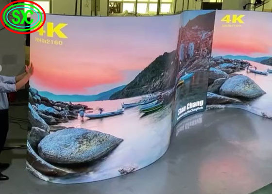 SMD2121 1200cd / m2 P3.91 Tường video Led trong nhà 500X500mm