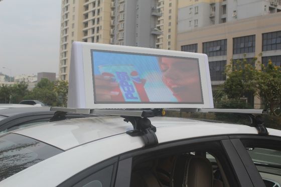 Giá tốt P7.62 Wireless Transmission Led Car Screen With 8 Words , High Brightness trực tuyến