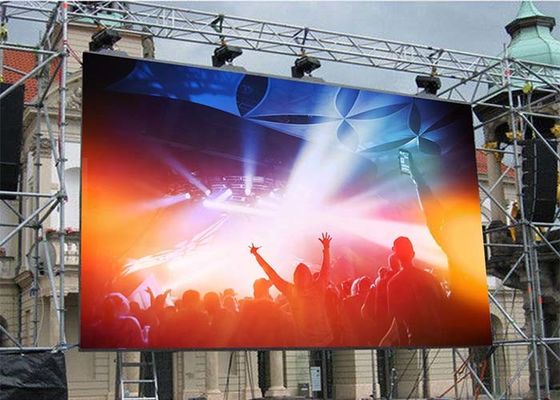 Giá tốt Tỷ lệ làm mới cao P3.91 500 * 1000mm Không thấm nước ngoài màn hình LED Video Wall Truss cho sự kiện trực tuyến