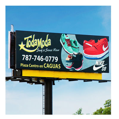 ngoài trời chống nước Cài đặt cố định Điện tử Led màn hình quảng cáo đầy màu sắc