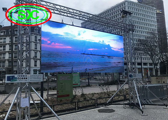Giá tốt Tủ P3.91 ngoài trời đủ màu Màn hình LED cho thuê 500x500mm trực tuyến