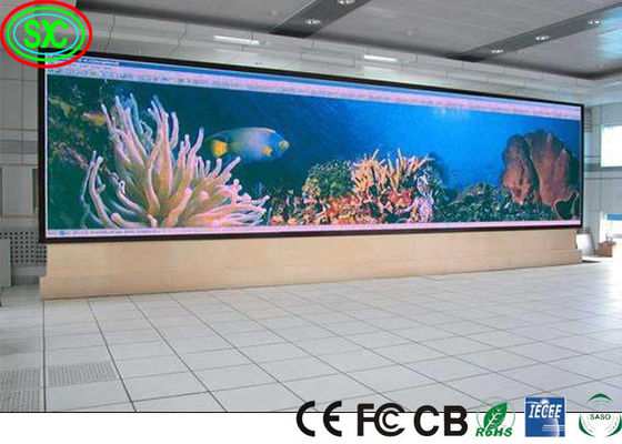 Không dính mài HD Audio-Visual P2 P3 256 * 128mm Indoor Full-Color LED Display màn hình LED đầy màu sắc