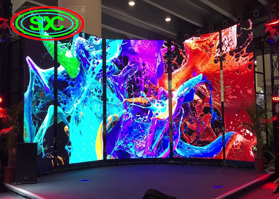 Giá tốt Cho thuê màn hình led ngoài trời SMD P5 / màn hình led trong nhà cho thuê tủ 640x640 trực tuyến