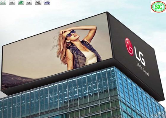Tòa nhà ngoài trời chống nước P8 Full Color LED Video Wall Cho các trung tâm mua sắm