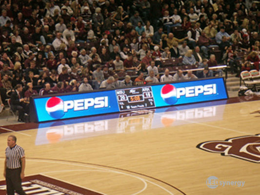 Chu vi IP54 6500cd / sqm Màn hình Led sân vận động P10 960x960mm