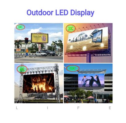 Giá tốt Màn hình hiển thị led tiết kiệm năng lượng đầy đủ màu sắc P10 ngoài trời cho quảng cáo trực tuyến