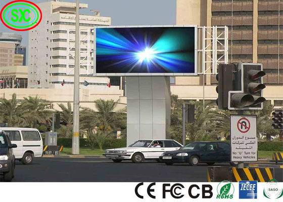 Giá tốt Độ sáng cao ngoài trời Chống thấm nước đầy đủ màu P10 ngoài trời RGB tam giác phải tủ màn hình hiển thị video tường với CE CB trực tuyến