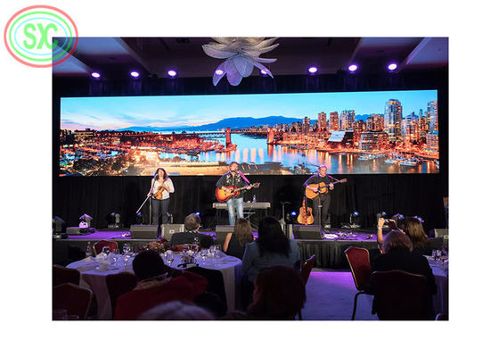 Giá xuất xưởng siêu rẻ Led âm tường Full Color trong nhà HD P4 1500cd / m2 Độ sáng