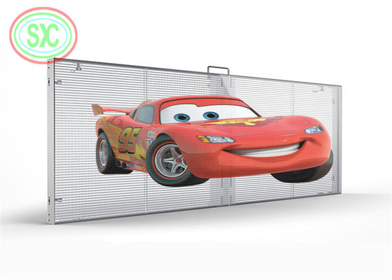 Nội thất vật liệu nhôm màn hình LED trong suốt với trung bình không bị hỏng của 1000h