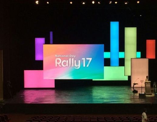 Tường video Led sân khấu P4.81 SMD1921 trong nhà 1R1G1B IP65