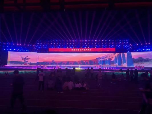 Giá tốt Màn hình LED sân khấu full màu HD ngoài trời Màn hình led cho thuê 500x500mm P4.81 ， 1920hz Đèn led thương hiệu Nova, độ sáng 5500 trực tuyến