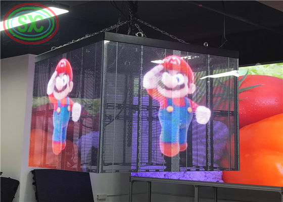 1R1G1B Màn hình màn hình LED trong suốt IP43 62500 Dots/Sqm 3 năm bảo hành