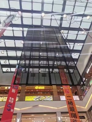 Giá tốt Cửa sổ màn hình Led trong suốt P3.91 Trong nhà Chất liệu Tủ nhôm Aluminum Tốc độ làm mới 1920 Tủ 500x1000mm trực tuyến