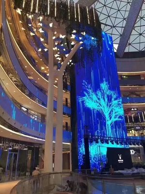 Giá tốt Màn hình hiển thị video trong suốt P3.91 LED Trong nhà 500x1000mm 1920hz làm mới Màn hình hiển thị màn hình quảng cáo bằng kính LED trực tuyến
