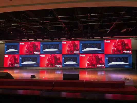 Giá tốt Màn nền sân khấu Led, Sân khấu có độ sáng cao Tủ video Led I500X500MM ， Độ sáng 5500 ， Hệ thống Nova trực tuyến