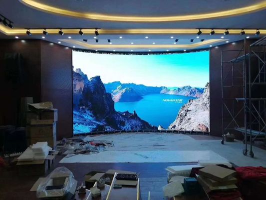 Giá tốt Quảng cáo trong nhà Màn hình hiển thị Led Full Color Độ nét cao Tủ 512x512mm ， Độ sáng 1500 ， Hệ thống Nova trực tuyến