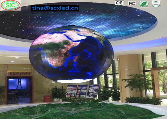Không thấm nước IP43 Sphere LED Screen Voltage DC5V cho trung tâm mua sắm / sự kiện