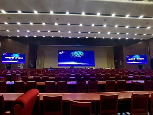 Cho thuê màn hình video LED đầy đủ màu P4 trong nhà Màn hình LED trong nhà bằng nhôm đúc khuôn 512 * 512mm cho các sự kiện sân khấu