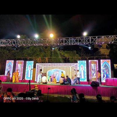 Full Color Stage LED Die-Cast Aluminum Screen Stage Backdrop 27777 điểm / mét vuông