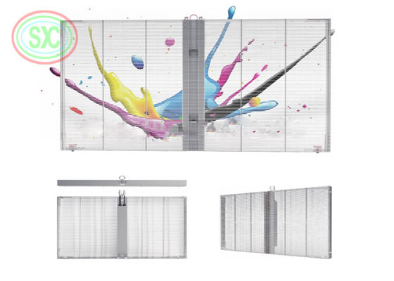 Màn hình LED trong suốt chất liệu tủ nhôm G7.82-7.82 cho biểu diễn