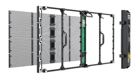 Mức độ nhẹ G7.82-7.82 Tủ màn hình LED trong suốt 6.2kg Module Weight 0.2KG/PC Phương pháp lái xe Phương pháp lái xe