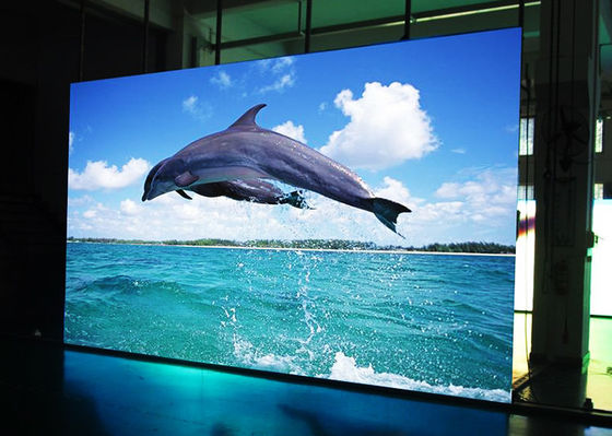Độ sáng cao p3.91 Cho thuê màn hình Led cho phòng triển lãm, cho thuê tường video