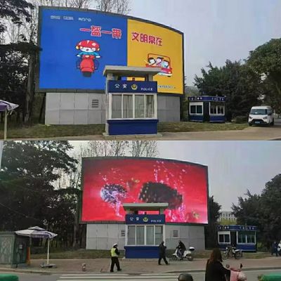 Giá tốt Màn hình treo tường video LED cong độ nét cao 500x500mm P3.91 P4.81 trong nhà ngoài trời Bảng điều khiển màn hình LED linh hoạt trực tuyến