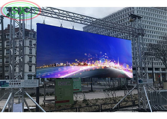 Giá tốt Màn hình LED ngoài trời Màn hình LED P 4 với cấu trúc giàn và sân khấu cho buổi hòa nhạc trực tuyến
