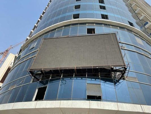 Ngoài trời Đủ màu 960 x 960mm Kích thước tủ Treo tường Màn hình LED quảng cáo cố định P4 P5 P8 P10