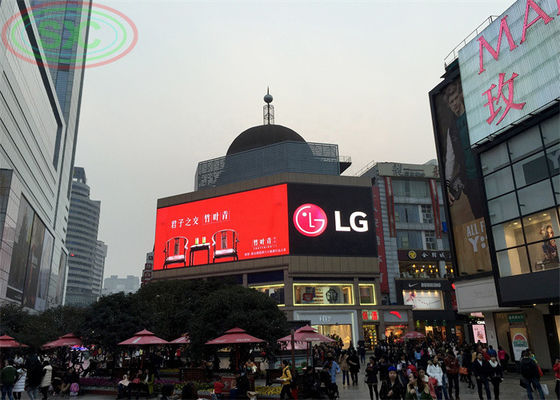 Giá tốt Hệ thống full color không đồng bộ Bảng quảng cáo LED P 6 ngoài trời cho quảng cáo trung tâm thương mại trực tuyến