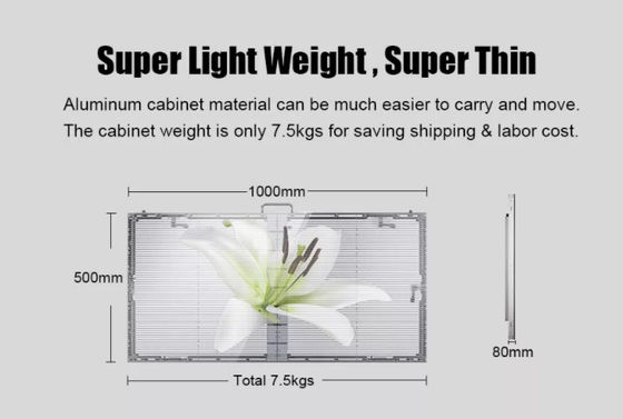 Giá tốt Màn hình LED trong suốt video ngoài trời P7.8-7.8, độ sáng 4500Cd 4G, màn hình LED ngoài trời WI-FI trực tuyến