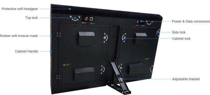 6000nit P10 LED hiển thị chu vi SMD3535 cho b&oacute;ng đ&aacute; 1