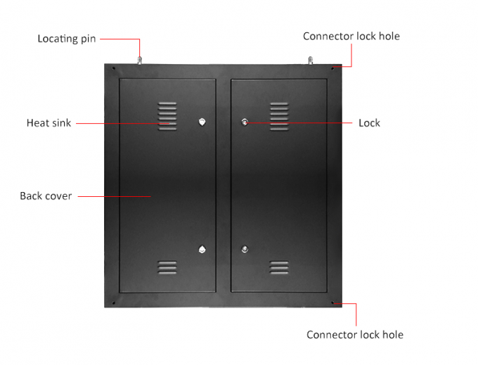 M&agrave;n h&igrave;nh quảng c&aacute;o b&ecirc;n ngo&agrave;i chống nước P6 P8 P10 cố định 2